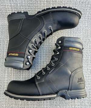 CATERPILLAR Echo Work Boots Waterproof Steel Toe Slip Resistant Women's Size 10W